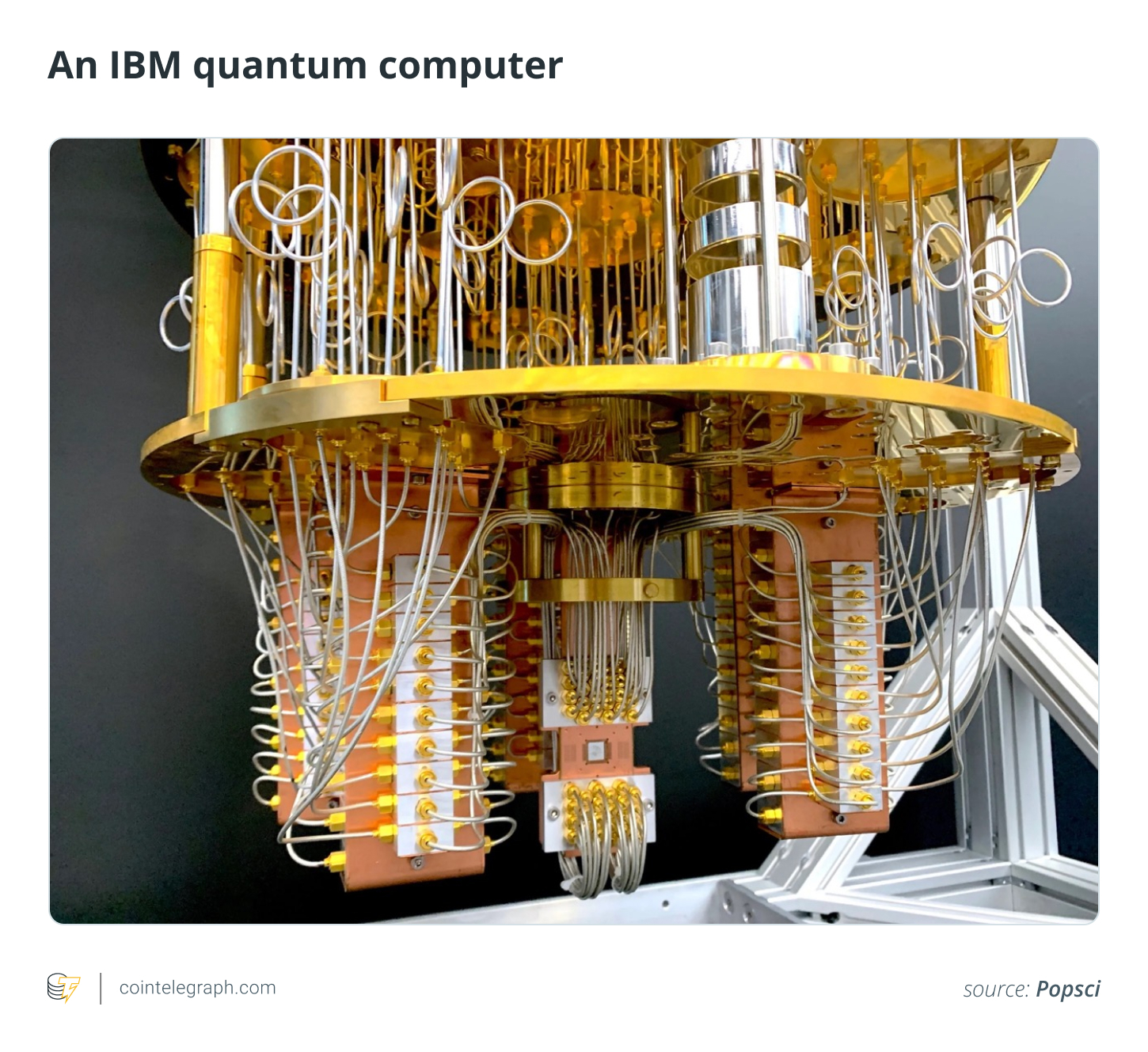 An IBM quantum computer