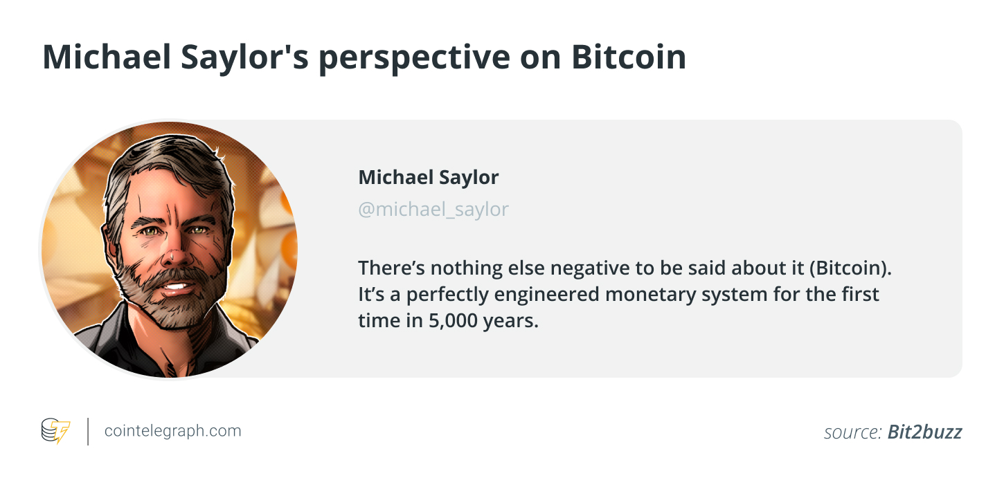 Michael Saylor's perspective on Bitcoin