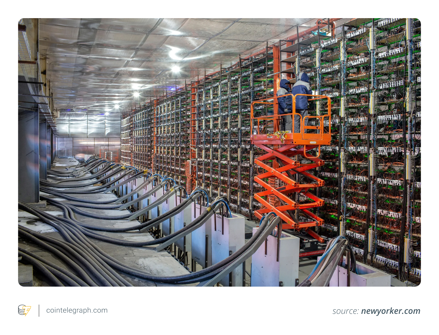 Industrial crypto mining