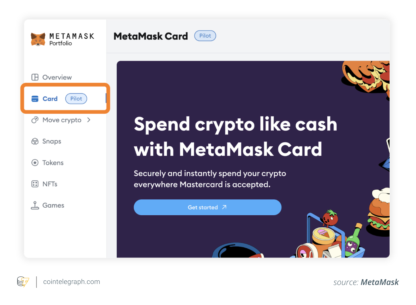 MetaMask Portfolio desktop